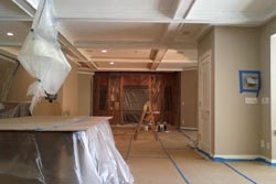 Ceiling preparation.